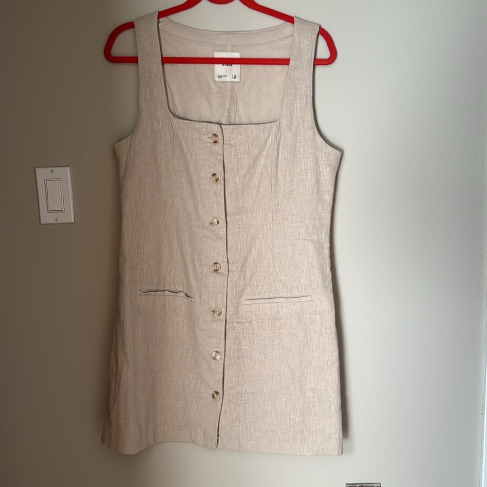 Cotton linen dress